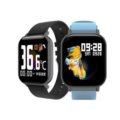 Cina IOS Android GTR-H Waterproof Smart Watch Touch Screen OEM Manufacture IP67 Real Time Sport Temperature 2021 Smart Watch in vendita