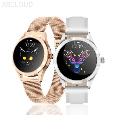 China KW10 Touch Screen Smart Watch Women 2019 Waterproof IP68 Heart Rate Monitoring Smart Watch For Android IOS Fitness Wristband Smartwatch Te koop