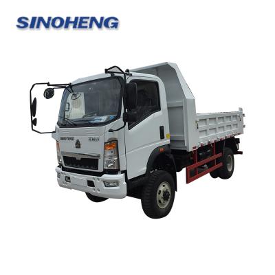 China new sinotruck dumper price automatic gun truck < 4L for sale