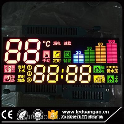 China Transparent / Light Black 7 Segment Led Display / Customs Lead Display For Home Appliance for sale