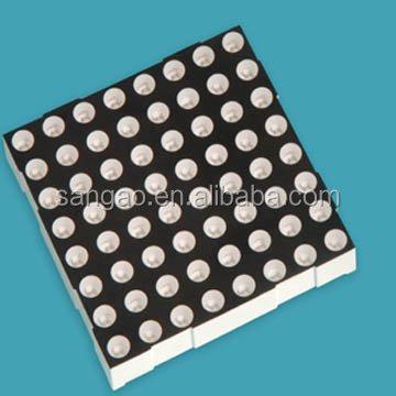 China Indoor Customize LED Dot Matrix Full Color 8x8 Led Dot Matrix , RGB Dot Matrix Led Display for sale