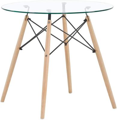 China Restaurant Adjustable Living Room Modern Design Universal Glass Leg Dining Table Table Top (Height) Coffee Table for sale