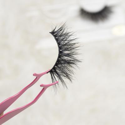 China Wholesale Custom Natural Magnetic Full Fan Strip Mink Eyelashes 3D Eyelashes Colorful Lashes for sale