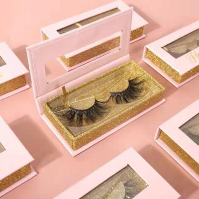 China Wholesale Private Label Volume Magnetic Eye Lashes Fan 3D Natural Full Strip Mink Eyelash for sale