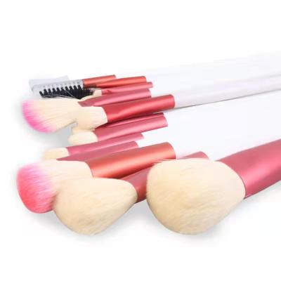 China Angular Blush Wholesale Custom Logo Free Samples Luxury Cosmetic Makeup Brush Set for sale