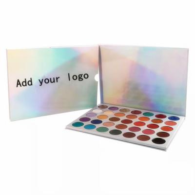 China Factory Waterproof Drop Shipping 35Colors Private Label Vegan Matte Glitter Make Up Eyeshadow Set for sale