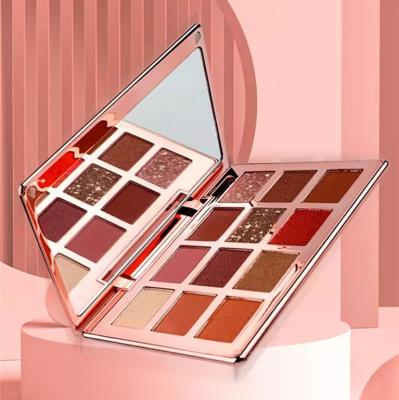 China Hot Sale 12 Colors Makeup Eyeshadow Palette Waterproof Matte Vegan Private Label Nude Private Label for sale