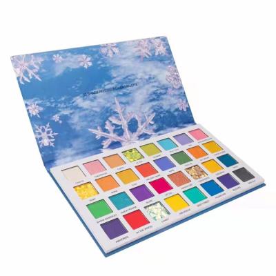 China Waterproof hot sale 32 colors matte glitter makeup vegan makeup eye shadow palette private label for sale