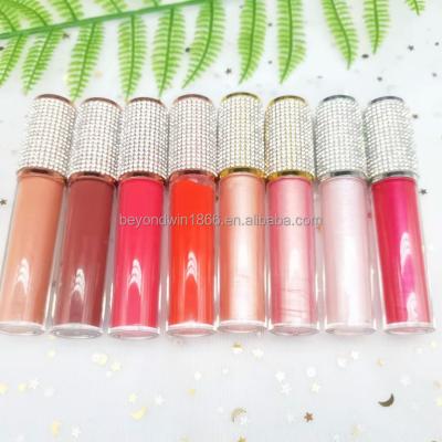 China Customization private label vegan waterproof hot selling organic glitter moisturizing lip gloss and matte liquid lipstick set for sale