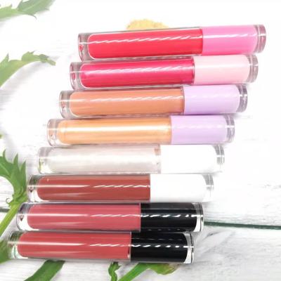 China Vegan Kids Glitter Lip Gloss Cruelty Free Logo Liquid Lipstick Waterproof Organic Matte Custom Private Label Lipstick for sale