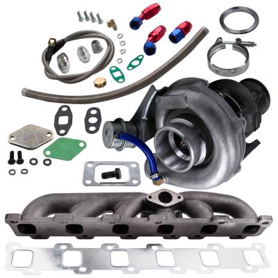 China For Nissan Patrol Safari Y60 GR Gasoline 4.2L TB42 TB42S TB42E Turbo Car Turbocharger +Oil Line Kit + Manifold For Nissan Safari Patrol 4.2L TD42 Turbo Full Kit for sale