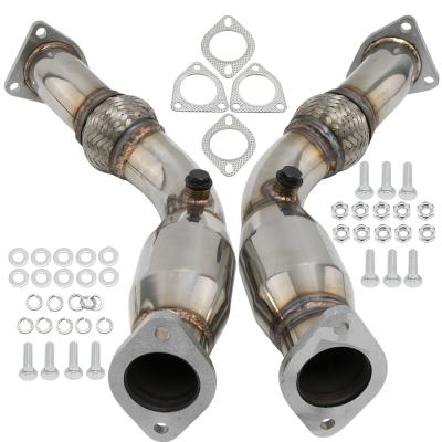 China For Infiniti G35 Exhaust Downpipe Pipes Tube Test Pipes For For Infiniti FX35 3.5L 2003-2006 VQ35DE Engine For Nissan 350Z for sale