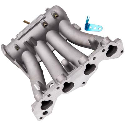 China MaXpeedingrods Natural Aluminum Silver Intake Manifold Fit Honda Civic 88-00 CRX 88-91 Del Sol D15 D16 Engine 93-97 Engine Car Parts for sale