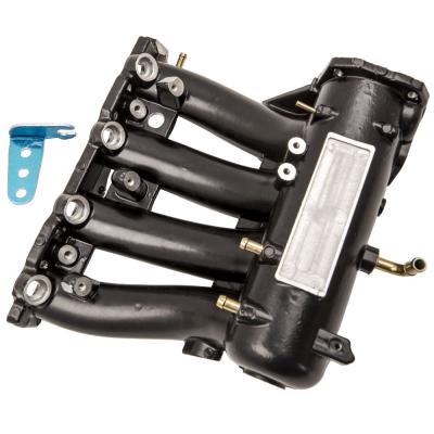 China MaXpeedingrods 88-00 Natural Aluminum Intake Manifold Fit Honda Civic CRX Del Sol SOHC D Series Black Engine Car Parts for sale