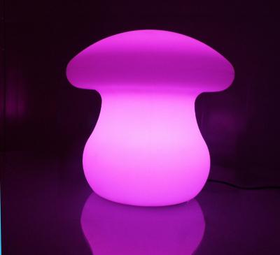 China Modern Mushroom RGB Battery Cable Table Lamps Restaurant Table Light /LED Small Color Changing Club Decoration Night Light for sale