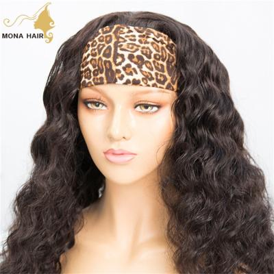 China Wholesale Loose Wave Headband Wigs For Women Color Loose Wave Hair Band Hair Wigs for sale