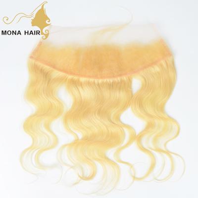 China Blonde Best Quality Wholesale Seller Body Wave Headbands Virgin Hair 613 Lace Frontal HD for sale