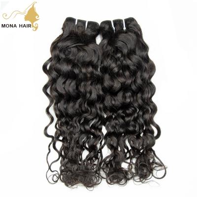 China Peruvian water wave hair un shed virgin remy hair bundles most popular water wave hair bundles sellers for sale