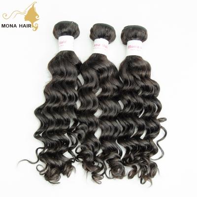 China Deep Wave Accept Custom Logo 100% Virgin Cheap Peruvian Hair Remy Hair Vendor Deep Wave Hair Weave Bundles for sale