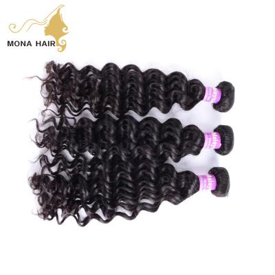 China Hot Sale 100% Virgin Hair Unprocessed Deep Wave Cuticle Aligned Hair Bundle Bundle Hair for sale