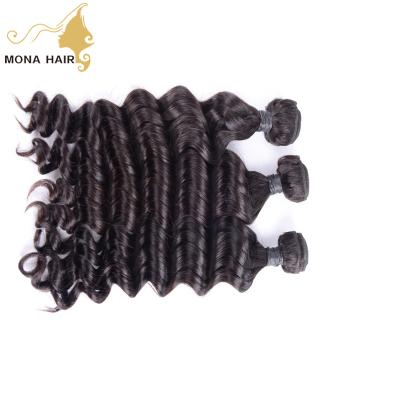 China Fast Shipping Loose Wave Loose Wave Hair Weave Bundles Unprocessed Hair Virgin Cuticle Aligned Hair for sale