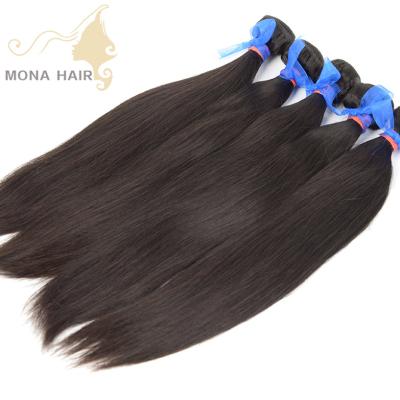 China Silky Straight Drop Shipping Thick Silky Straight Full Hair Double Bundles Hair Weft Weaving Indian Hair for sale