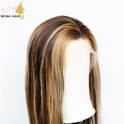 China European New Arrival Silky Straight Wave Hair Accented Frontal Wigs Hot Selling Lace Frontal Hair Wigs For Black Women for sale