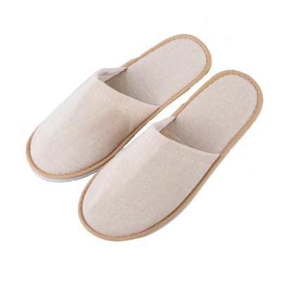 China Wholesale Luxury Cheap Logo Personalized Hotel Amenities Disposable Cotton Slippers Hotel Room Washable White Custom Exquisite Disposable Spa Guest for sale