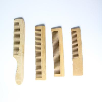 China Wholesale Custom Comfortable Comfortable Wide Tooth Comb Eco-friendly Bamboo Wooden Hair Comb for sale