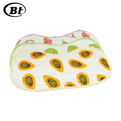 China Amazon Suppliers Factory Wholesale Cartoon Baby Antibacterial Cute Muslin Cotton Unisex Baby Burp Advanced Fabrics for sale