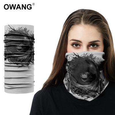 China Factory outdoor seamless multi-functional tube sports one way headwear elastic seamless fishing bandana for sale