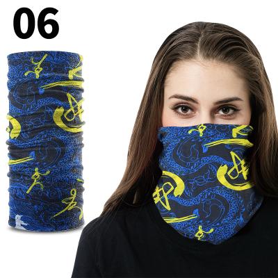 China Hot Selling Tubular Printing Seamless Tube Fabric Good Outdoor Camouflage Printed Seamless Bandanas for sale