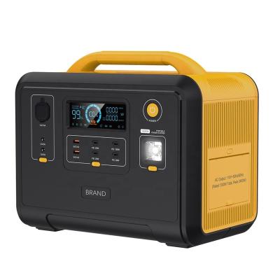 China Type C Home Appliance System 1200W Solar Powered Portable Solar Generator N033 for sale