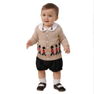 China Autumn New Baby Boys Girls Coat Baby Sweater Anti-Shrink Toddler Knit Cardigans Newborn Knitwear Long Sleeve Cotton OEM Customized for sale