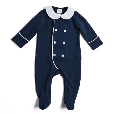 China 100% bamboo fiber baby clothes organic cotton baby jumpsuit summer style newborn short sleeve wholesale knit sweater bottom customization for sale