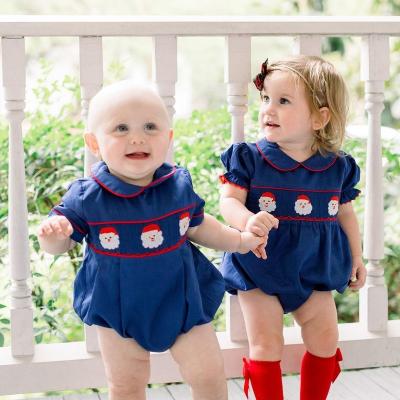 China 100% Bamboo Fiber Shirt Dress Cotton Baby Boy Spring Clothes Romper Autumn Footed Sleepsuit Quantity Custom Print OEM Christmas Dress for sale