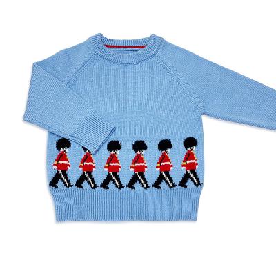 China Baby Boy Winter Stripe Pattern Sweater Anti-Shrink Boys Knitted Sweater Best Selling Cashmere Top Kids Computer Custom Made OEM Customized for sale