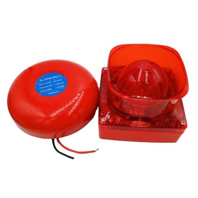 China Sounder Conventional Fire Strobe Alarm Fire Alarm Bell Ring 6 Inch (150mm) for sale