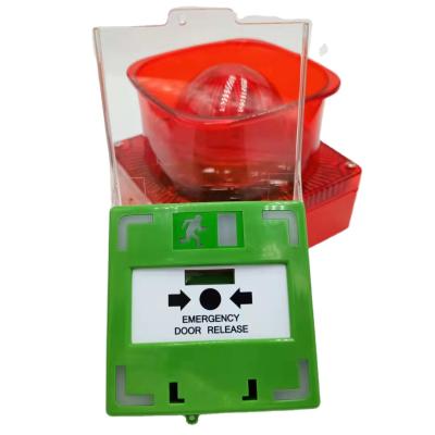 China Sounder Fire Alarm Strobe Green Light Emergency Button With LED FIRE-110 /BYG-119 for sale