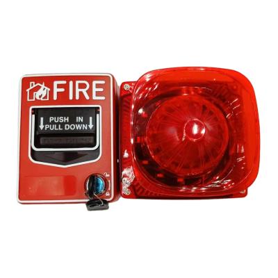 China Fire Alarm Strobe Light Siren For Fire Alarm System DC24V 8.7X8.7X5.2cm for sale