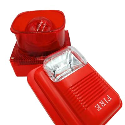 China Conventional Fire Strobe Sounder Siren With Light DC24v BYG-02 for sale