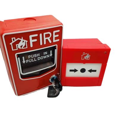 China Manual fire call point call point for conventional fire alarm FIRE-07 FIRE-07 for sale