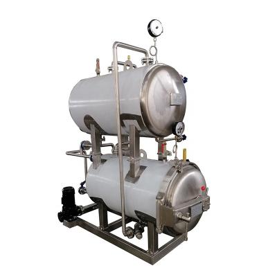 China Fully automatic automatic water jet retort autoclave sterilizer for packing machine autoclave price for sale