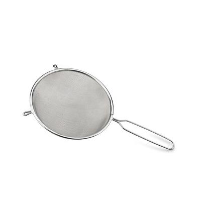 China Sustainable 33cm Kitchen Stainless Steel Wire Mesh Strainer for sale