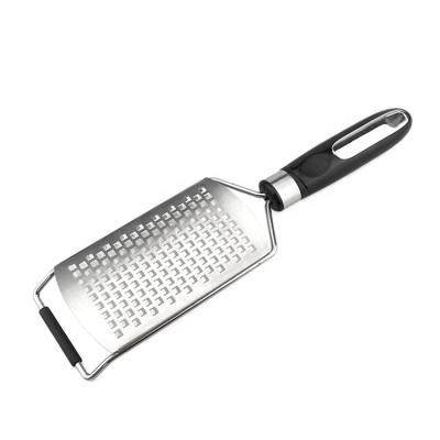 China Durable Plastic Handle Professional Stainless Steel Cheese Grater for sale