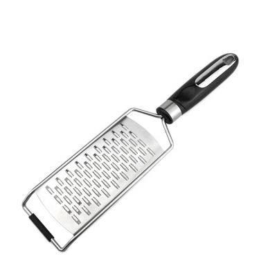 China Durable Plastic Handle Professional Stainless Steel Cheese Grater for sale