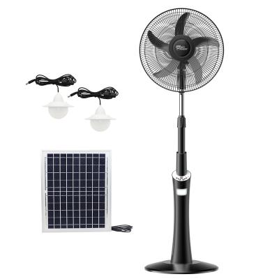 China CHARGER/TIMER Amazone 16 Inch MOBILE SOLAR HOT LIGHT/USB Fan Ac/dc Solar Power Stand Rechargeable Fan for sale