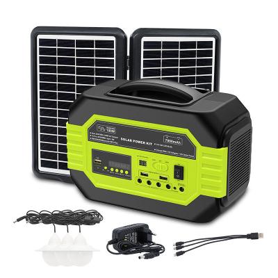 China Flashlight Greenkeeper 100w Battery Portable Solar Power Generators Power Station For Outdoor Emergency Camping for sale