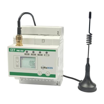 China CET PMC-350C 3 current input 100A EU863-870 EU433 module electricity lorawan three phase wireless meter PMC-350-C for sale