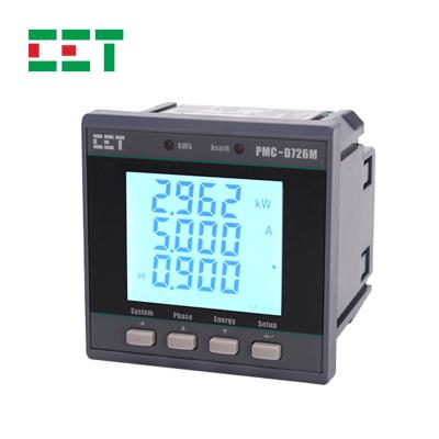 China CET PMC-D726M Digital Power Factor Current-Voltage Frequency Meter Multifunctional Electricity Meter with CE Certificate PMC-D726M for sale